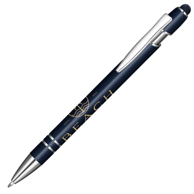 Picture of ASTRA-I COLOUR GRS RECYCLED BALL PEN - NAVY BLUE