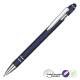 Picture of ASTRA-I SOFT FEEL GRS RECYCLED METAL BALL PEN - NAVY BLUE