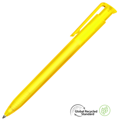 Picture of ABSOLUTE FROST GRS RECYCLED BALL PEN - YELLOW