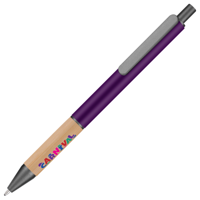 Picture of BROOK GRS RECYCLED BALL PEN - PURPLE