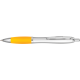 Picture of CONTOUR ARGENT BALL PEN - SILVER - YELLOW