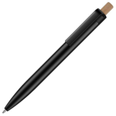 Picture of ECO CLICK GRS RECYCLED PLASTIC BALL PEN - BLACK