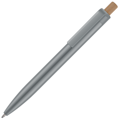 Picture of ECO CLICK GRS RECYCLED PLASTIC BALL PEN - PALE GREY