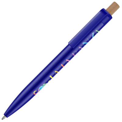 Picture of ECO CLICK GRS RECYCLED PLASTIC BALL PEN - BLUE