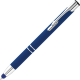 Picture of ELECTRA CLASSIC SOFT FEEL METAL BALL PEN with Stylus - Blue (Blue Ink)
