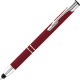 Picture of ELECTRA CLASSIC SOFT FEEL METAL BALL PEN with Stylus - Burgundy (Blue Ink)