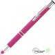 Picture of ELECTRA CLASSIC GRS RECYCLED SOFT FEEL METAL BALL PEN with Stylus - Pink