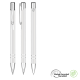 Picture of ELECTRA GRS RECYCLED METAL BALL PEN - WHITE