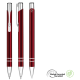 Picture of ELECTRA GRS RECYCLED METAL BALL PEN - RED