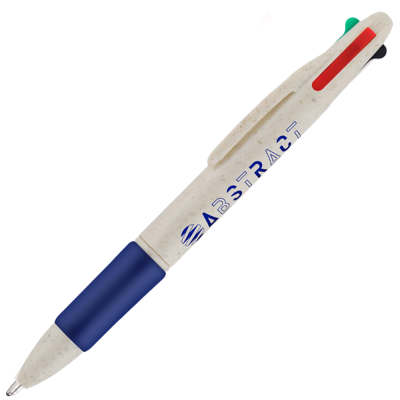 Picture of QUAD WHEATPEN - BLUE (BLACK, BLUE, RED & GREEN INK)