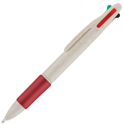 Picture of QUAD WHEATPEN - RED (BLACK, BLUE, RED & GREEN INK)