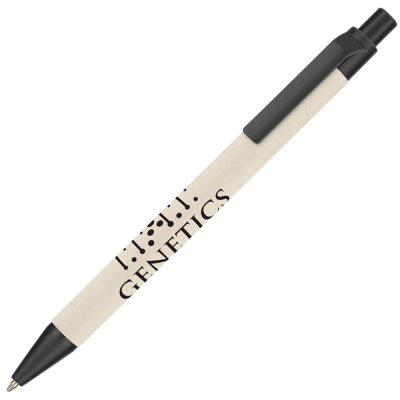Picture of RECYCLED MILK CARTON BALL PEN - BLACK
