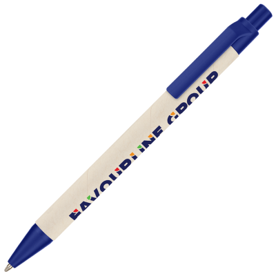 Picture of RECYCLED MILK CARTON BALL PEN - BLUE