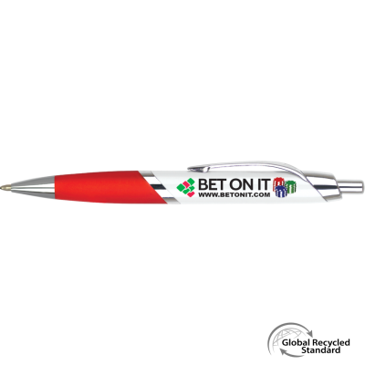 Picture of SPECTRUM MAX GRS RECYCLED BALL PEN in Red