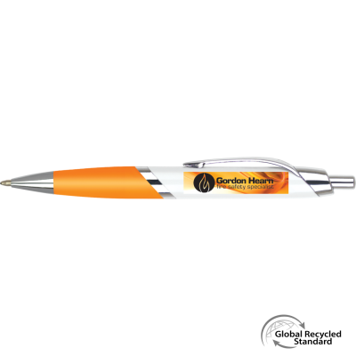 Picture of SPECTRUM MAX GRS RECYCLED BALL PEN in Orange