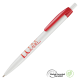 Picture of SUPERSAVER CLICK GRS RECYCLED PLASTIC BALL PEN - RED