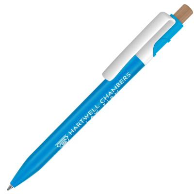 Picture of UNO COLOUR GRS RECYCLED PLASTIC BALL PEN - LIGHT BLUE
