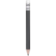 Picture of MINI WOOD PENCIL with Eraser - Black