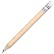 Picture of MINI WOOD PENCIL with Eraser - Natural