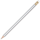 Picture of WOOD ORO PENCIL with White Eraser - Silver Unsharpened