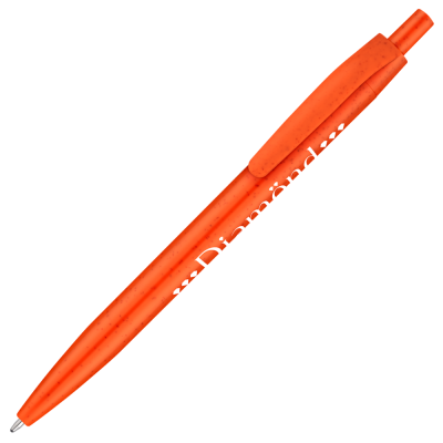 Picture of WHEATSTRAW CLICK BALL PEN - ORANGE