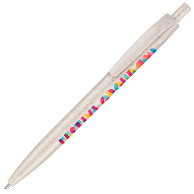 Picture of WHEATSTRAW CLICK BALL PEN - NATURAL