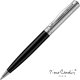 Picture of PIERRE CARDIN CHAMONIX METAL BALL PEN - BLACK - SILVER CHROME