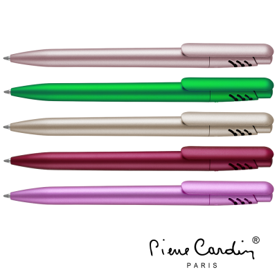 CLEARANCE PIERRE CARDIN FASHION BALL PEN (LINE COLOUR PRINT).