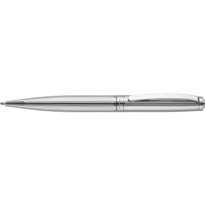 Picture of PIERRE CARDIN LUSTROUS BALL PEN - SILVER CHROME (LASER ENGRAVED)