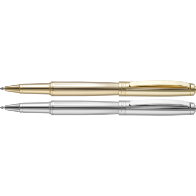 Picture of PIERRE CARDIN LUSTROUS ROLLERBALL PEN - SILVER CHROME (LASER ENGRAVED)