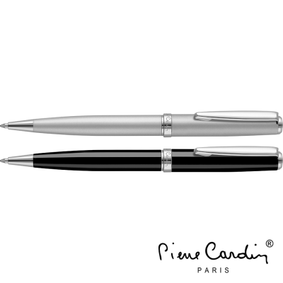 Picture of PIERRE CARDIN MONTFORT BALL PEN - BLACK (LINE COLOUR PRINT)