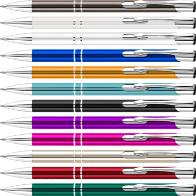 Picture of ELECTRA CLASSIC BALL PEN (LINE COLOUR PRINT).