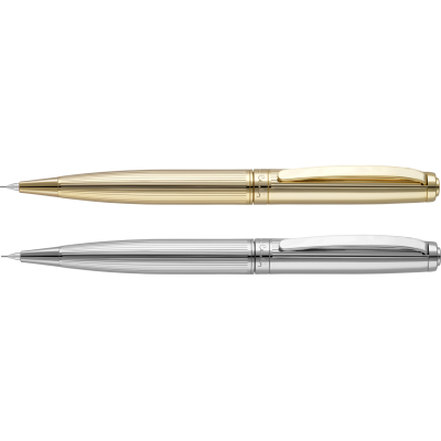 Picture of PIERRE CARDIN LUSTROUS MECHANICAL PENCIL - SILVER CHROME (LASER ENGRAVED).