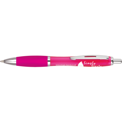 Picture of CONTOUR FROST BALL PEN (FULL COLOUR PRINT).