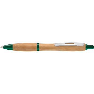 Picture of ECO - CONTOUR BAMBOO BALL PEN (FULL COLOUR PRINT)