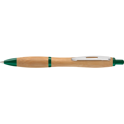 Picture of ECO - CONTOUR BAMBOO BALL PEN (FULL COLOUR PRINT).