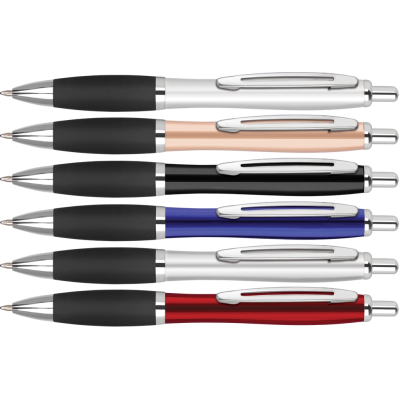 Picture of CONTOUR METAL BALL PEN (LINE COLOUR PRINT)