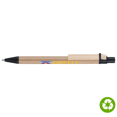 Picture of ECO - BIOSENSE WOOD BALL PEN (LINE COLOUR PRINT)