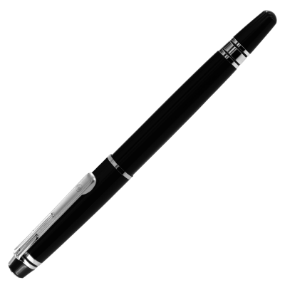 Picture of CLEARANCE DA VINCI MBR01 ROLLERBALL PEN (WITH POLYTHENE PLASTIC SLEEVE) (LINE COLOUR PRINT)