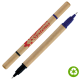 Picture of BIOSTICK DUO BALL PEN - NATURAL - BLUE - BLACK