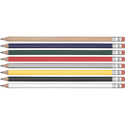 Picture of ECO - FSC WOOD PENCIL (LINE COLOUR PRINT)