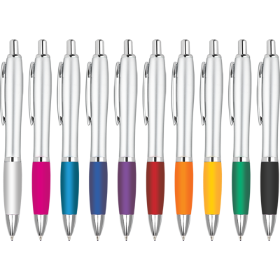Picture of CONTOUR ARGENT BALL PEN (BLUE INK).