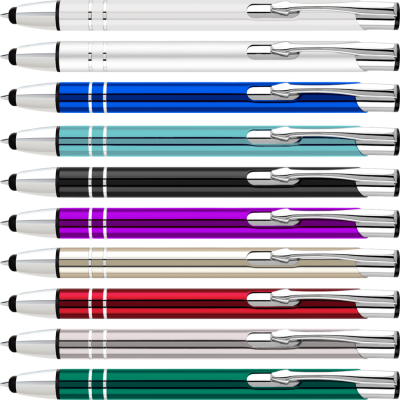 Picture of ELECTRA TOUCH BALL PEN (LINE COLOUR PRINT).