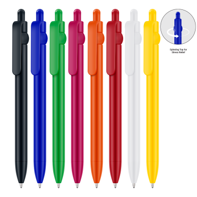 Picture of CLICK SPIN FIDGET GRS RECYCLED BALL PEN