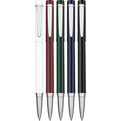 Picture of CLEARANCE EVOLUTION ROLLERBALL PEN (WITH POLYTHENE PLASTIC SLEEVE) (LINE COLOUR PRINT).