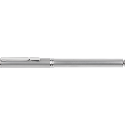 Picture of CLEARANCE GENOA ROLLERBALL PEN (WITH POLYTHENE PLASTIC SLEEVE) (LASER ENGRAVED)