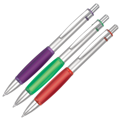 Picture of CLEARANCE IRIS GRIP ENTERPRISE BALL PEN (LINE COLOUR PRINT).