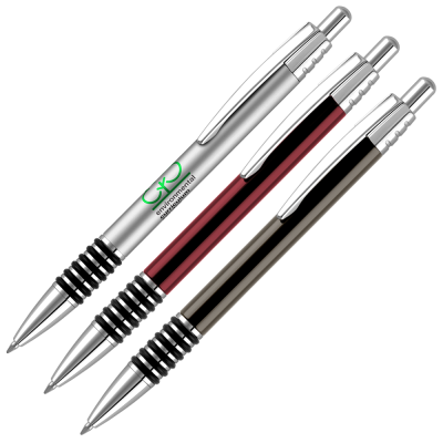 Picture of CLEARANCE ORION BALL PEN (LINE COLOUR PRINT).