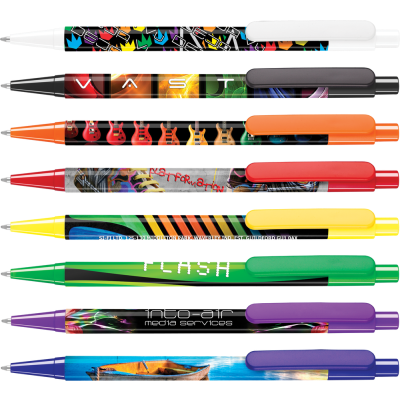 SUPERSAVER FOTO BALL PEN (LINE COLOUR PRINT).