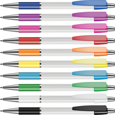 Picture of SYSTEM 011 BALL PEN (LINE COLOUR PRINT).